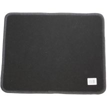 Tapis moquette bordé 50x40 cm gris – 100% polypropylène – Universel – Marque automobile compatible – Tapis de voiture