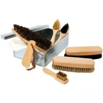 Schuhputz-Set Standard 16 cm in Metallbox - Redecker