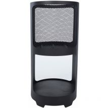 Redfire - Brasero Buffalo de acero negro mate 44x90 cm