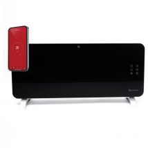 Glass Panel Heater Smart 2000W Black - Rediffusion