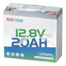 Batterie lithium 12V20Ah LiFePO4, protection bms 20A, idéal pour moteur trolling, fish finder,bateau, radio, lumières, pêche sur glace, camping,