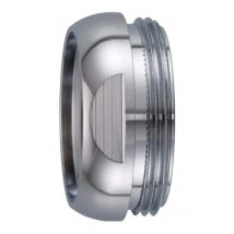 Reducción de latón cromado hembra, 22x100, macho 12x17