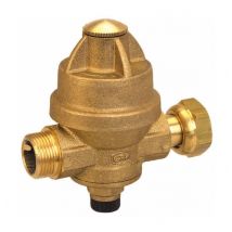 Réducteur de pression N.F Entrée écrou prisonnier - Sortie mâle 3/4