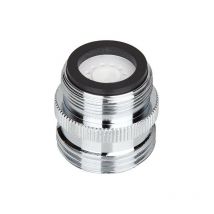 Reduction avec mousseu filetage male M24 x male 3/4' laiton chromé bg