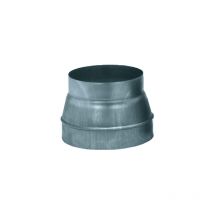 Reduction conduit conique galvanisé diamètre 125/80mm