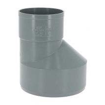 Adequa – Réduction excentrée PVC mâle-femelle Ø160-100 – Raccord d'évacuation PVC – Forme du raccord, Diamètre tube liquide/gaz, Largeur, 