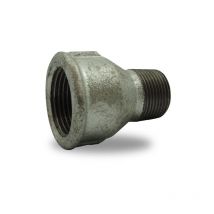 Reduction male femelle, en fonte malleable, galvanise