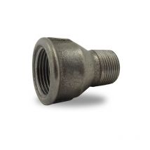 Reduction male femelle, en fonte malleable, noir