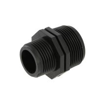 Mamelon plastique réduit mâle-mâle 33-26 – Raccord pour arrosage enterré – Filetage plomberie, Configuration raccord – Irritec Spa