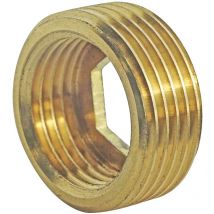 Réduction laiton brut - Mâle 20/27-Femelle 15/21 - Sachet 2 pièces