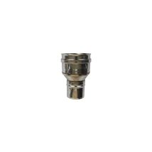 Sivac – Réduction simple paroi inox 160 mm mâle à 180 mm femelle – Raccord fumisterie – Largeur, Forme du raccord, Matières, Finition métal, Hauteur, 