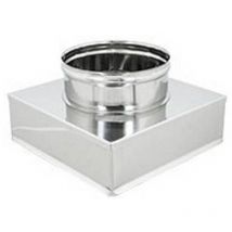 Réduction en acier inoxydable carré-rond