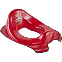 Keeeper - Reductor de Inodoro Cars de Disney, De 18 Meses a 4 Años, Antideslizante, Ewa, Rojo Cereza