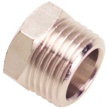 Reductor tuerca cilindrica macho 1/2 - hembra 1/4 (blister 2 piezas)