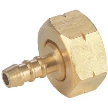 Reduzieradapter von einer 21,8mm LH Gasflasche auf einen 8x15mm Gasschlauch