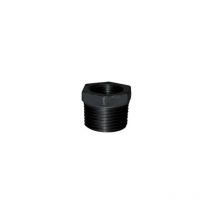 Reduzierter Nippel 80x90 / 66x76, männlich weiblich schwarz