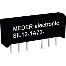 Standexmeder Electronics - SIL12-1A72-71D Reed-Relais 1 Schließer 12 v/dc 0.5 a 10 w SIL-4