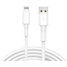 1x usb 2.0 Stecker a - 1x Apple Lightning-Stecker] 1.00 m Weiß - Reekin