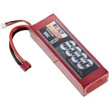 Batteria ricaricabile LiPo 7.4 v 6000 mAh Numero di celle: 2 50 c Hardcase Sistema a spina a t - Reely