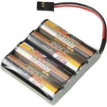 Batterie réceptrice (NiMh) 4.8 v 2300 mAh Nombre de cellules: 4 LR6 (aa) side by side fiche Futaba femelle X599612 - Reely