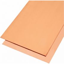 Copper Sheet 400 x 200 x 2mm (l x w x d) - Reely