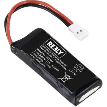 Modellbau-Akkupack (LiIon) 3.7 v 500 mAh Zellen-Zahl: 1 Softcase Flachstecker - Reely