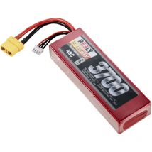 Modellbau-Akkupack (LiPo) 11.1 v 3700 mAh Zellen-Zahl: 3 40 c Hardcase XT90 - Reely