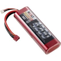 Modellbau-Akkupack (LiPo) 7.4 v 4200 mAh Zellen-Zahl: 2 20 c Hardcase T-Stecksystem - Reely