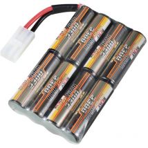 Modellbau-Akkupack (NiMh) 9.6 v 2300 mAh Zellen-Zahl: 8 Mignon (aa) Stick Tamiya-Stecker - Reely