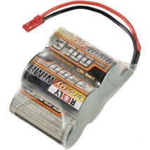 Modellbau-empfängerakku (nimh) 6 V 3700 Mah Zellen-zahl: 5 Sub-c Hump Bec - Reely