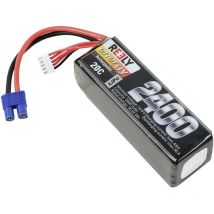Pack de batterie (LiPo) 14.8 v 2400 mAh Nombre de cellules: 4 20 c Softcase EC3 X946552 - Reely