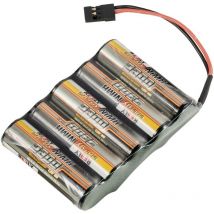 Pack de batterie (NiMh) 6 v 2300 mAh Nombre de cellules: 5 LR6 (aa) side by side fiche jr femelle X925352 - Reely