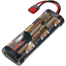 Pack de batterie (NiMh) 8.4 v 3000 mAh Nombre de cellules: 7 Sub-C hump système d'enfichage en t X599402 - Reely