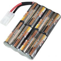Pack de batterie (NiMh) 9.6 v 2300 mAh Nombre de cellules: 8 LR6 (aa) stick fiche Tamiya mâle X925132 - Reely