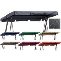 Quick-star - Ersatzdach Gartenschaukel Universal 145x210 cm Hollywoodschaukel 3 Sitzer Grün uv 50 Ersatz Bezug Sonnendach Schaukel Dach