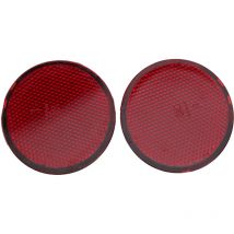 Réflecteurs de pare-chocs arrière ronds rouges, 2 pièces, Modification automatique adaptée à Nissan qashqai 2007 – 2015