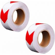 Reflektorbänder, Hochintensives, Prismatisches, Wasserdichtes, Pfeilförmiges, Reflektierendes Sicherheitswarnband, Vinylrolle, Selbstklebendes 