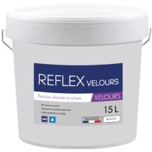 Krome Peinture - Krome Reflex Velours – Peinture Acrylique Murs Et Plafonds – Intérieur - 15 L Conditionnement: 15l - Couleur: Blanc