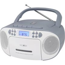 Reflexion - Rcr2260 - Lecteur Cd (radio Fm Pll, Écran Lcd, Entrée Auxiliaire, Prise Casque), Couleur Blanc Et Bleu