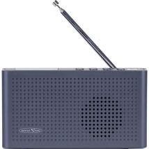 Tischradio dab+, dab, ukw Fühlbare Tasten Schwarz - Reflexion