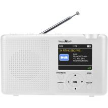 Reflexion - TRA23DAB/WH Radio de table dab+, dab, fm dab+, fm rechargeable blanc C069002