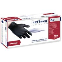 Gants En Nitrile Reflexx R67 Sans Poudre 100 % Sans Latex 5,5 G Cat. 3 100 Pièces Xl