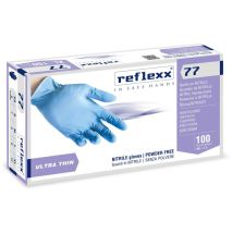 Gants En Nitrile Reflexx R77100 Sans Poudre 100 % Sans Latex 3 G Cat. 3 100 Pièces Xl
