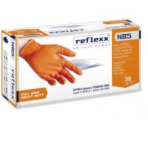 Gants En Nitrile Reflexx N85 Sans Poudre 100 % Sans Latex 8,4 G Cat. 3 50 Pièces Xxl