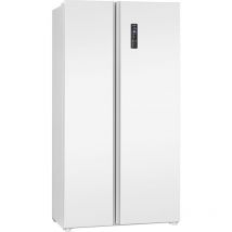 Bomann - Réfrigérateur américain avec congélateur 442L Blanc SBS7344-Blanc