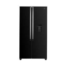 Continental Edison - Réfrigérateur américain CERA532NBD - 2 portes - 529L - L90 cm xH177 cm - Classe d - Noir
