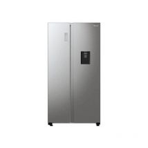 Refrigerateur Americain - Frigo Hisense RS711N4WCE - 2 portes - Classe énergétique e - 91 x 64,3 x 178,6 cm - Inox