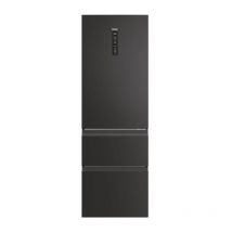 Haier - Réfrigérateur Combiné 3D 60 Series 5 HTW5618ENPT - Classe e - 360 l - 185 x 59,5 x 66,7 cm - Noir