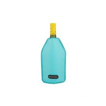 Le Creuset - Rafraîchisseur pour Bouteilles de Vin ou Champagne, Bleu Caraïbes, Textile déperlant, WA-126 (59142014306068)