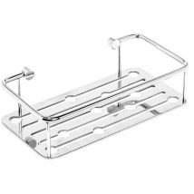 Regal Duschkorb Ablage für Duschkabine rechteckig in Edelstahl mod Thin Line